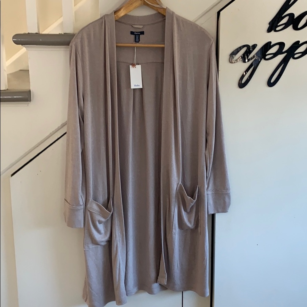 NWT Hatley transitional RACHEL cardigan NEUTRAL US L